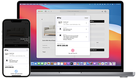 Pay in Apps and online
